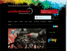 Tablet Screenshot of paintballmarket.gr